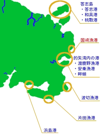 鳥羽・志摩・離島の釣り場マップ（答志島（答志港、和具港、桃取港）、的矢湾内の港（安乗漁港・畔蛸・渡鹿野島）、波切漁港、片田港、浜島漁港の5つのポイントに分けて表示）|モバイル用釣り場マップ