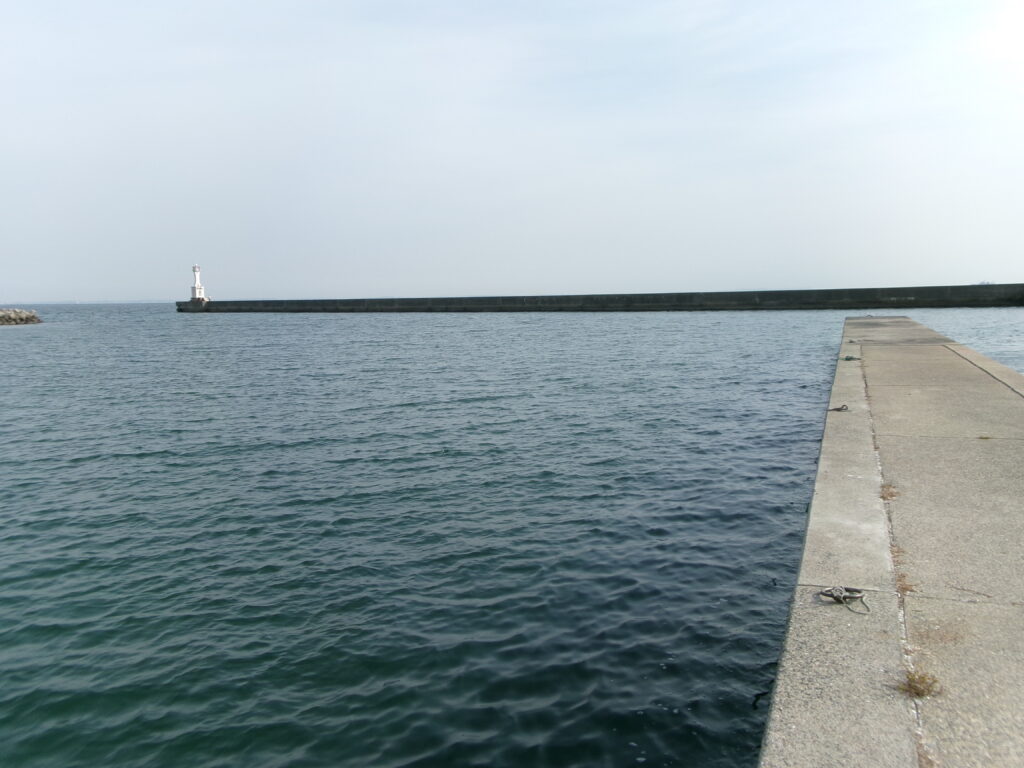 千代崎漁港の釣り場の写真